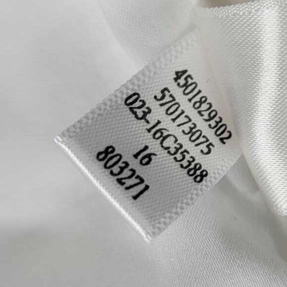 Chico's Womens Jacket Size 1 Black White Bi-Color Geometric Open Front Career - Picture 12 of 14